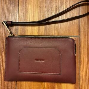 Allsaints Joshi hex wallet mini NWOT Red
